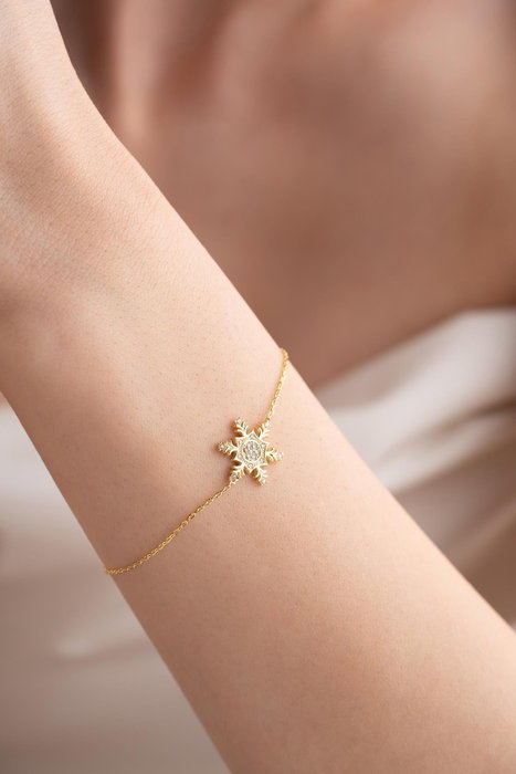 Heliophilia Silver Pulsera de Plata 925 con Baño de Oro y Circón Heliophilia Silver Pulsera de Plata 925 con Baño de Oro y Circón
